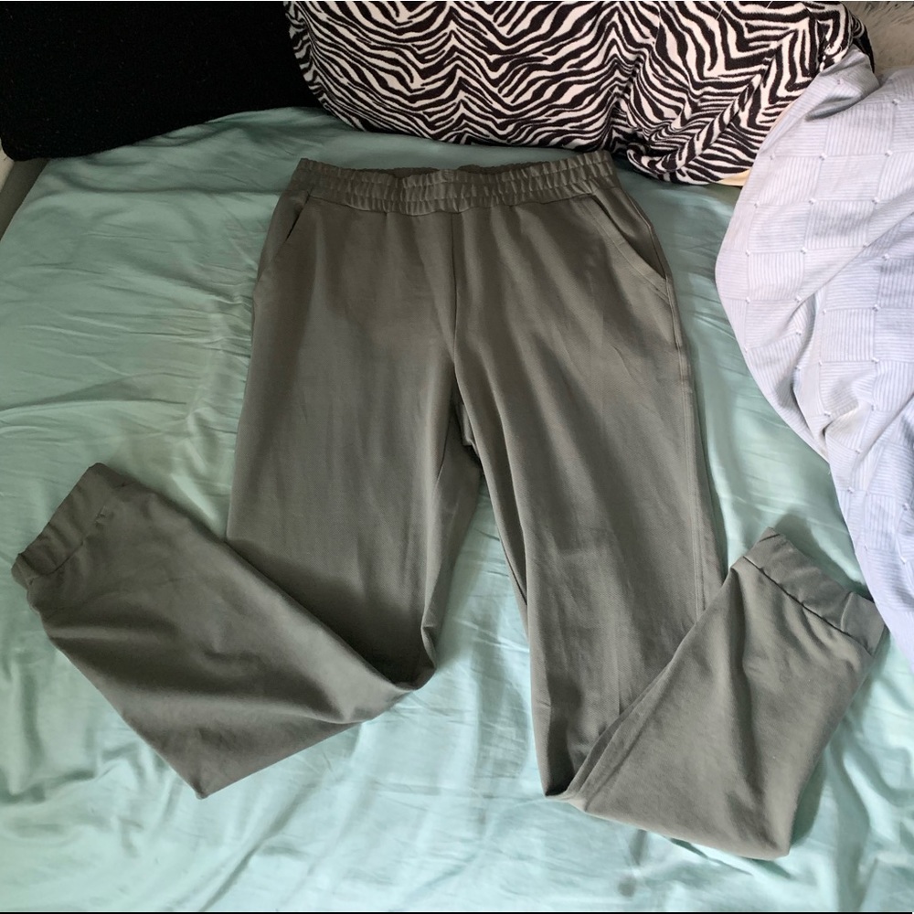 Army green joggers